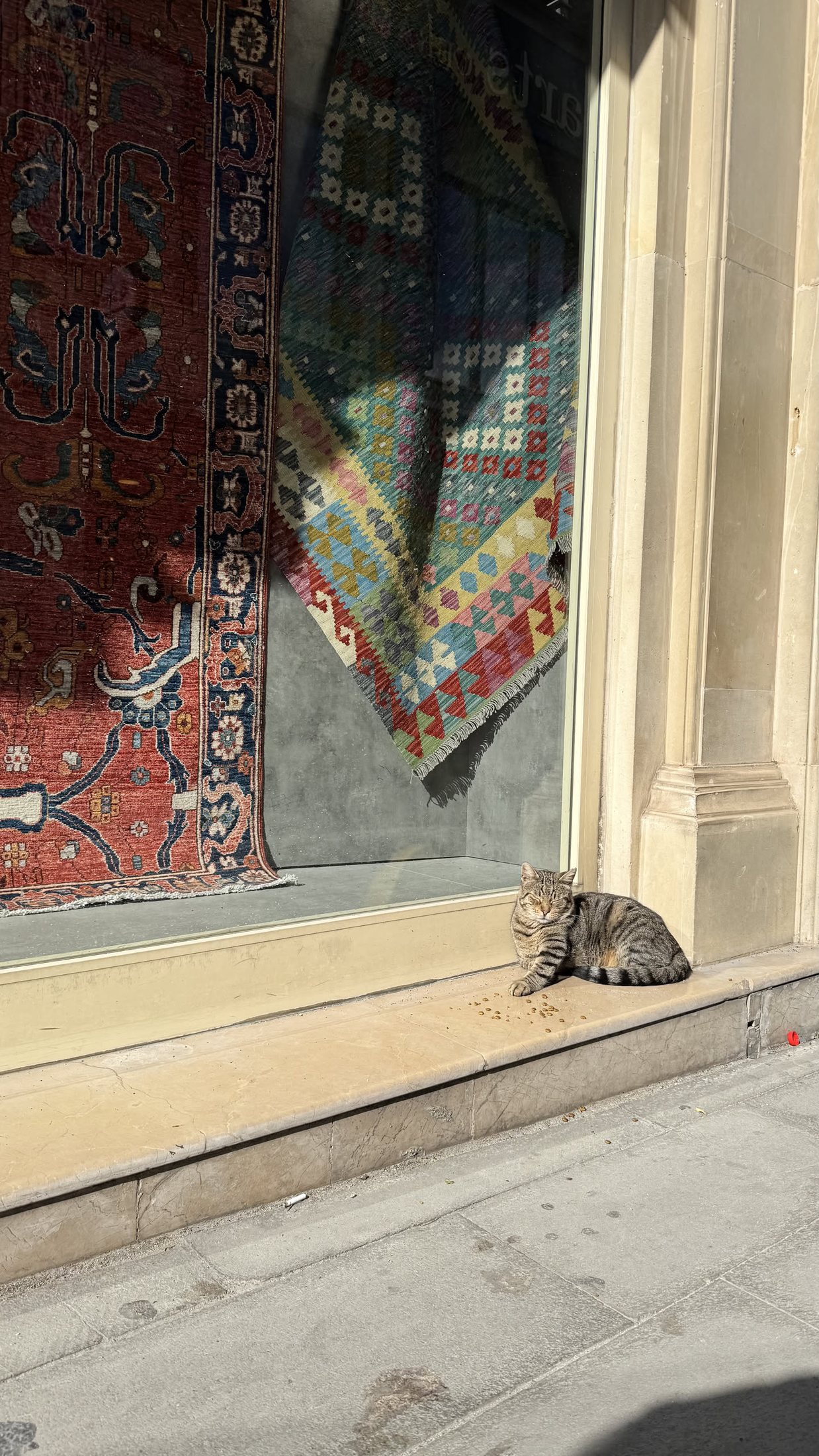Guardiano di tappeti, turno del mattino.
