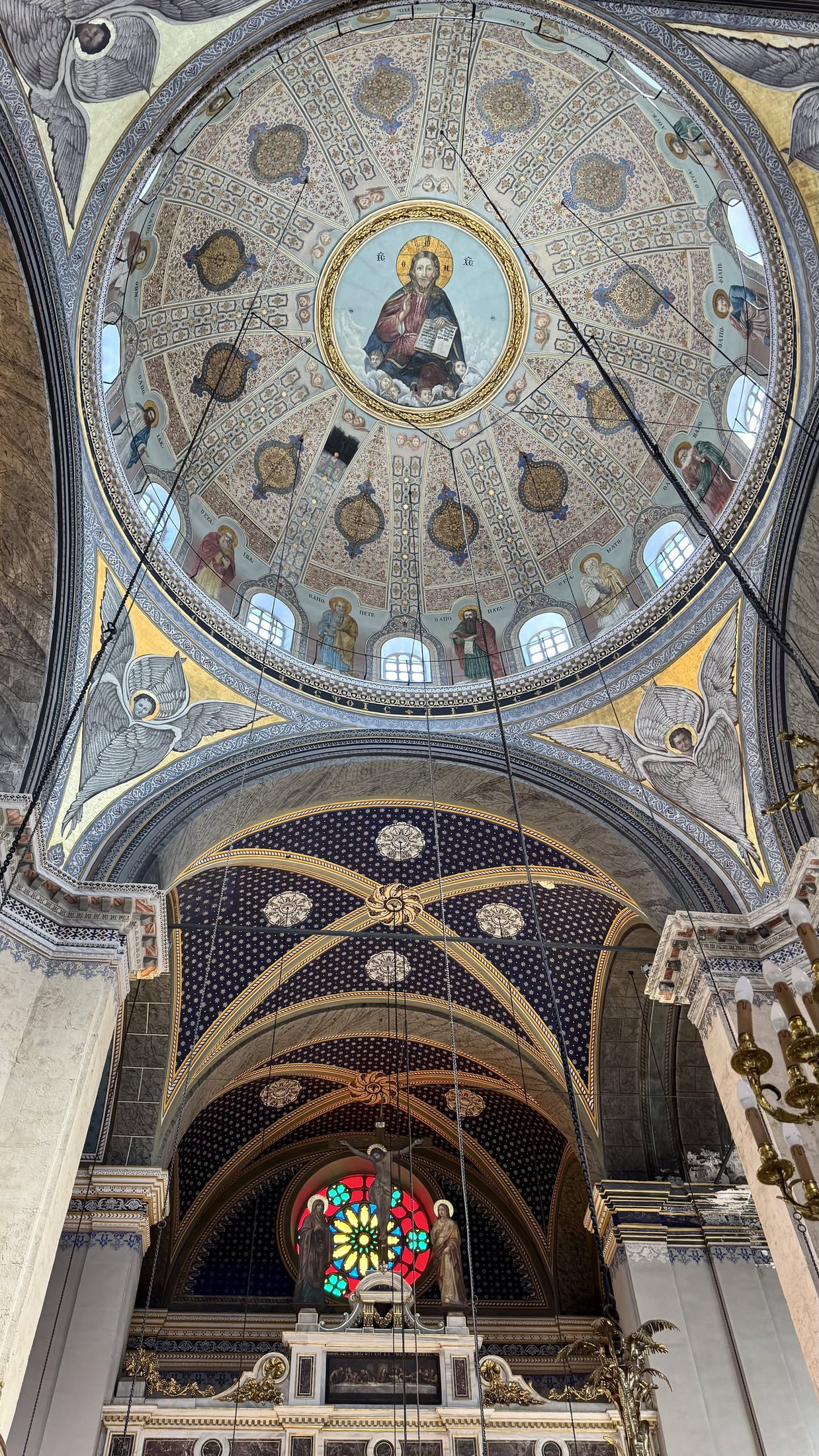 Aya Triada: la cupola della più grande chiesa greco-ortodossa della città.