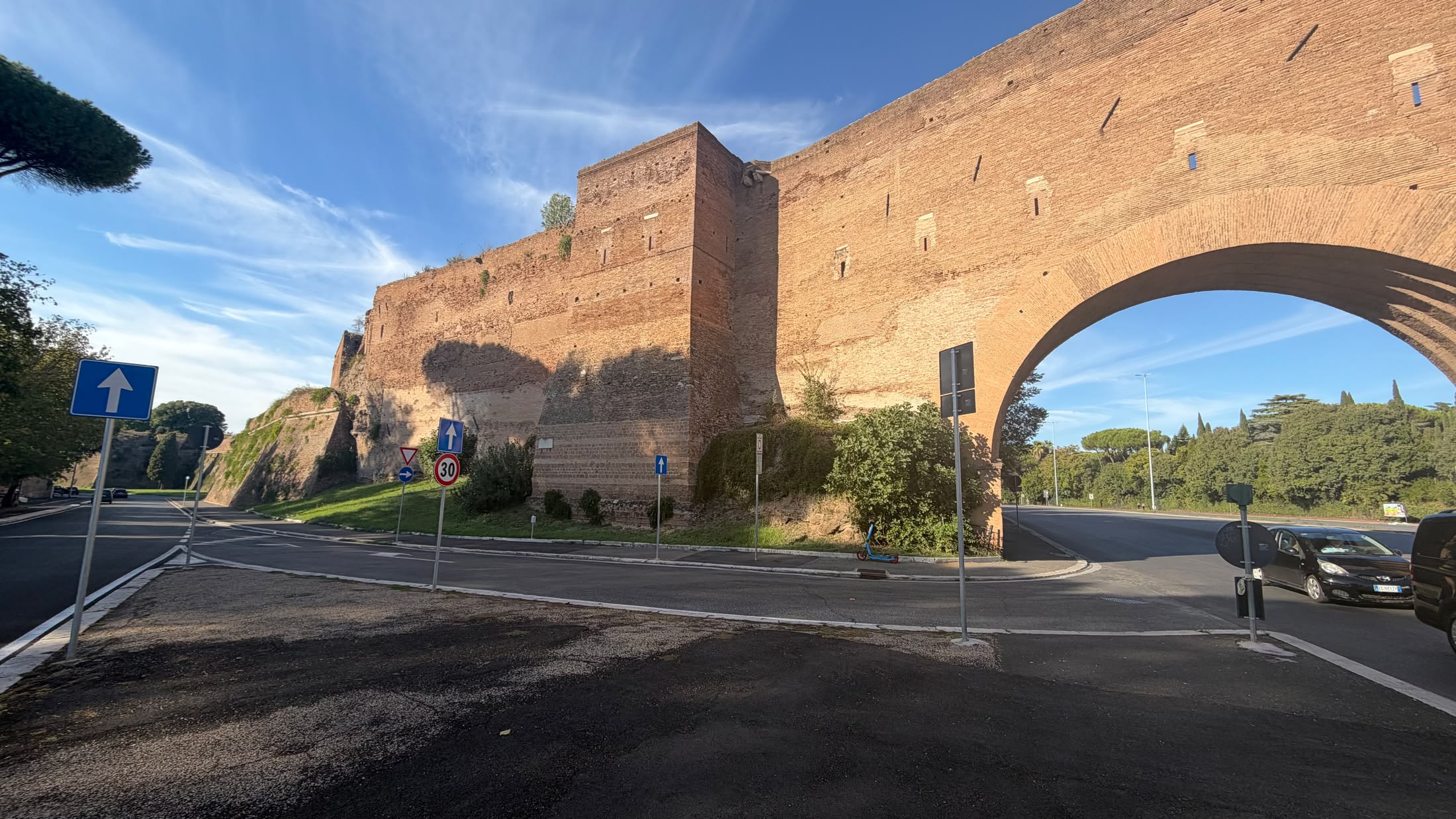 Il Bastione del Sangallo, nelle Mura Aureliane.