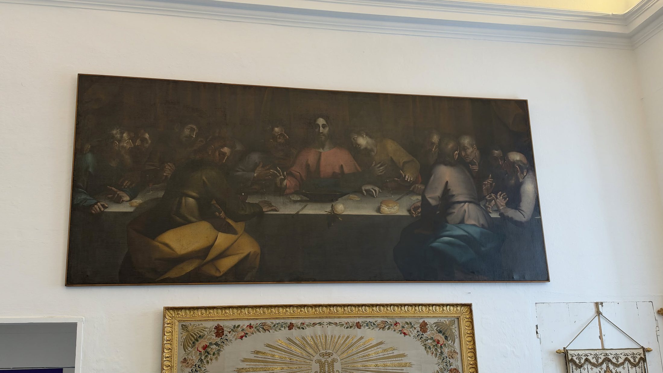 Un'Ultima Cena grande come la parete.